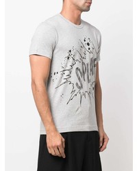 T-shirt à col rond imprimé gris Comme Des Garcons SHIRT