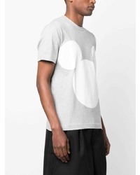 T-shirt à col rond imprimé gris Comme Des Garcons SHIRT