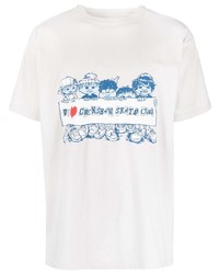 T-shirt à col rond imprimé gris CRENSHAW SKATE CLUB