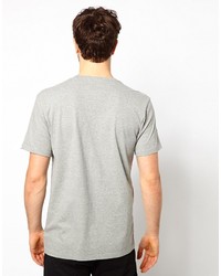 T-shirt à col rond imprimé gris Denim & Supply Ralph Lauren