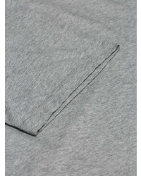 T-shirt à col rond imprimé gris Maison Margiela