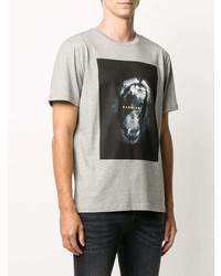 T-shirt à col rond imprimé gris 7 For All Mankind