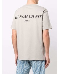 T-shirt à col rond imprimé gris Ih Nom Uh Nit