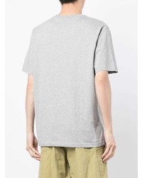 T-shirt à col rond imprimé gris PS Paul Smith