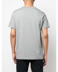 T-shirt à col rond imprimé gris Nike