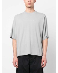 T-shirt à col rond imprimé gris Stone Island Shadow Project