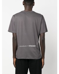 T-shirt à col rond imprimé gris Throwback.