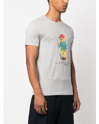 T-shirt à col rond imprimé gris Polo Ralph Lauren