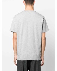 T-shirt à col rond imprimé gris PS Paul Smith