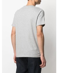 T-shirt à col rond imprimé gris Paul Smith