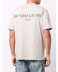 T-shirt à col rond imprimé gris Ih Nom Uh Nit