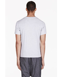 T-shirt à col rond imprimé gris Kenzo