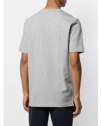 T-shirt à col rond imprimé gris Tommy Hilfiger