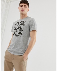 T-shirt à col rond imprimé gris J.Crew Mercantile