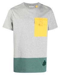 T-shirt à col rond imprimé gris JW Anderson