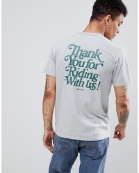 T-shirt à col rond imprimé gris LEVIS SKATEBOARDING
