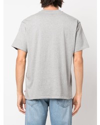 T-shirt à col rond imprimé gris Levi's