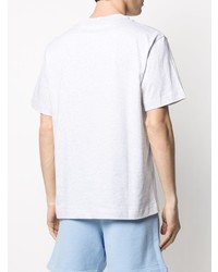 T-shirt à col rond imprimé gris Alexander Wang