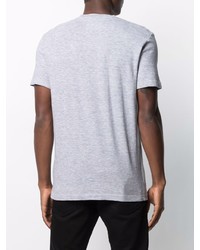 T-shirt à col rond imprimé gris DSQUARED2