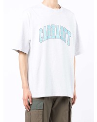 T-shirt à col rond imprimé gris Carhartt WIP