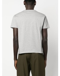 T-shirt à col rond imprimé gris A.P.C.