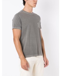 T-shirt à col rond imprimé gris OSKLEN