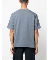 T-shirt à col rond imprimé gris Ambush