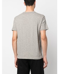 T-shirt à col rond imprimé gris Ralph Lauren RRL