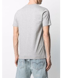 T-shirt à col rond imprimé gris PS Paul Smith