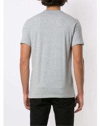 T-shirt à col rond imprimé gris Armani Exchange