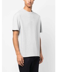 T-shirt à col rond imprimé gris A.P.C.