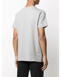 T-shirt à col rond imprimé gris A.P.C.