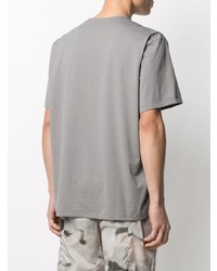 T-shirt à col rond imprimé gris Arc'teryx