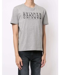 T-shirt à col rond imprimé gris 7 For All Mankind