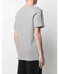 T-shirt à col rond imprimé gris Nike