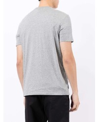 T-shirt à col rond imprimé gris Armani Exchange