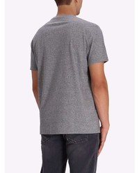 T-shirt à col rond imprimé gris Armani Exchange