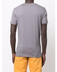 T-shirt à col rond imprimé gris Calvin Klein