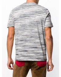 T-shirt à col rond imprimé gris Missoni Mare