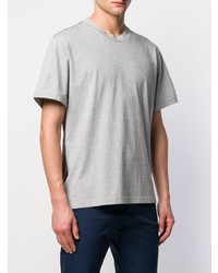 T-shirt à col rond imprimé gris Marni