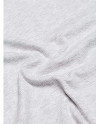 T-shirt à col rond imprimé gris Givenchy