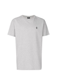 T-shirt à col rond imprimé gris Marcelo Burlon County of Milan