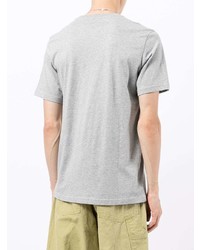 T-shirt à col rond imprimé gris PS Paul Smith