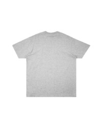 T-shirt à col rond imprimé gris Supreme