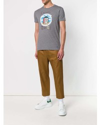 T-shirt à col rond imprimé gris Vivienne Westwood MAN
