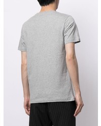 T-shirt à col rond imprimé gris PS Paul Smith