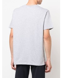 T-shirt à col rond imprimé gris Etro