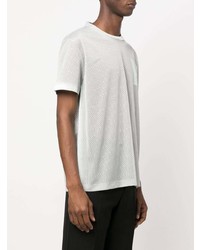 T-shirt à col rond imprimé gris Koché