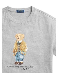 T-shirt à col rond imprimé gris Polo Ralph Lauren