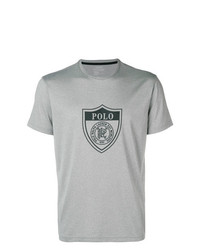 T-shirt à col rond imprimé gris Polo Ralph Lauren